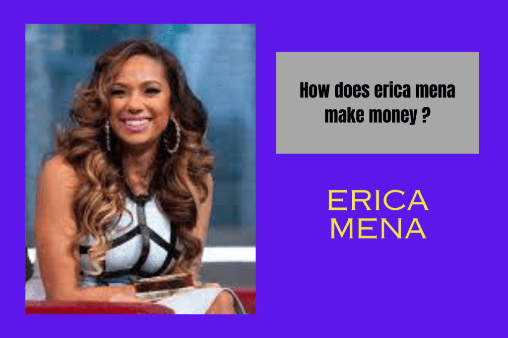 How does erica mena make money